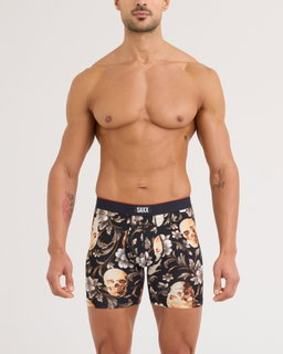 SAXX Boxershorts Multisport Mesh Boxer Brief Fly Skull gold Herren - 1 Stück